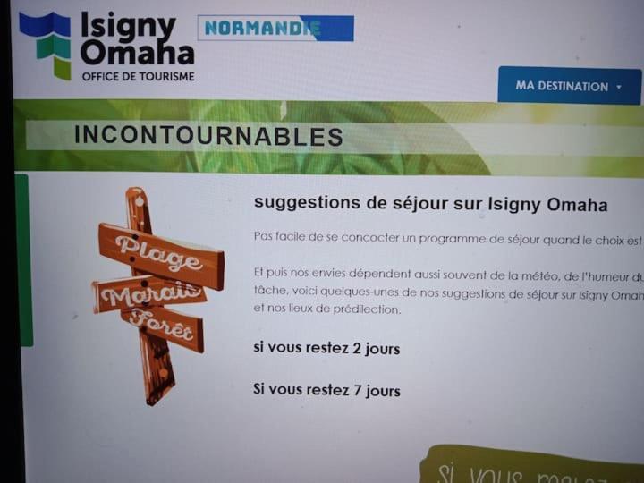 Poisson Leilighet Isigny-sur-Mer Eksteriør bilde